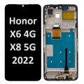 Huawei Honor X6 (4G) / X8 (5G) (2022) LCD / OLED touch screen with frame (Original Service Pack) [Black] H-238 / H241